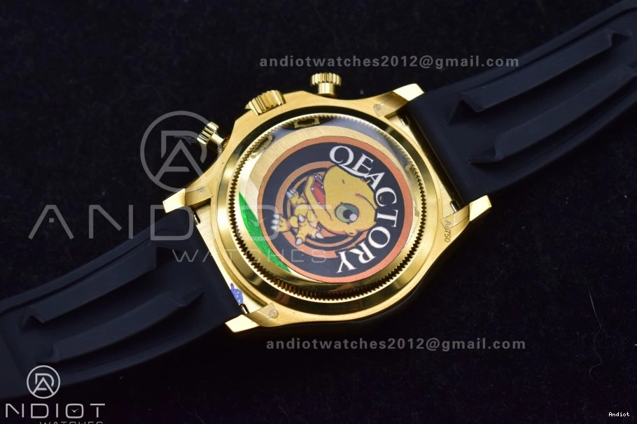 Dial SH4131 on Oysterflex 126518 Edition V6 Best (Weighted) White QF Strap 1:1 Daytona 0214